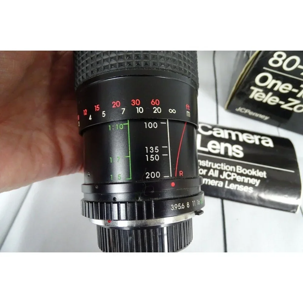 JcPenney 80-200 mm f/3.9 One Touch Macro Tele-Zoom Lens